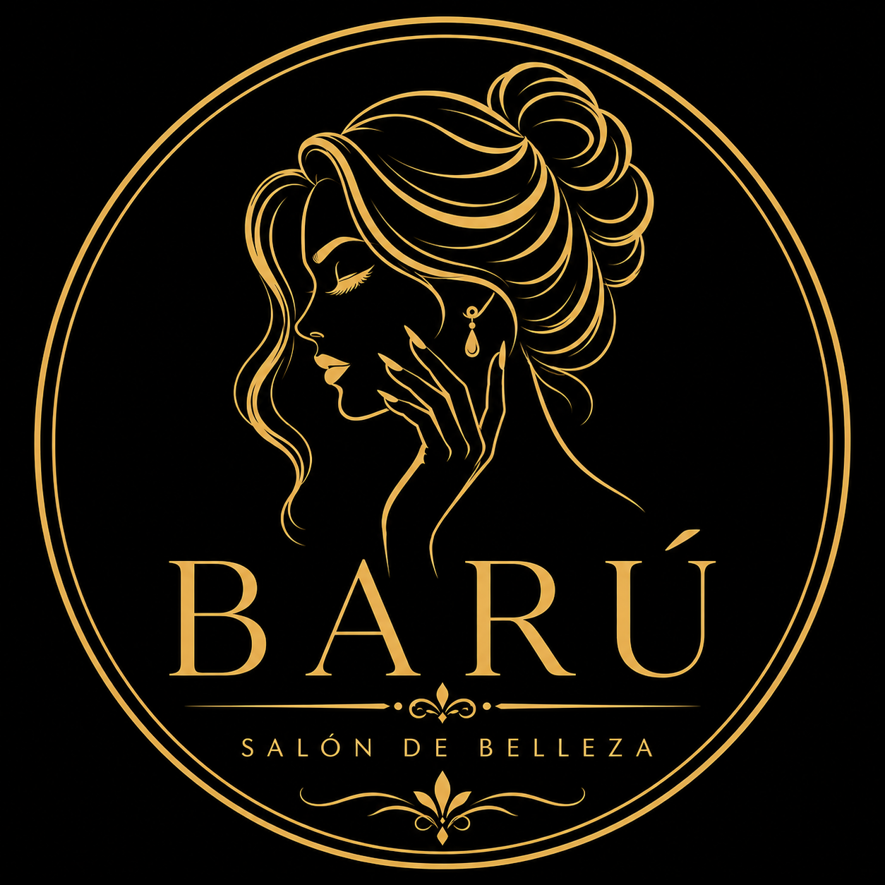 Logo Barú Salón de Belleza